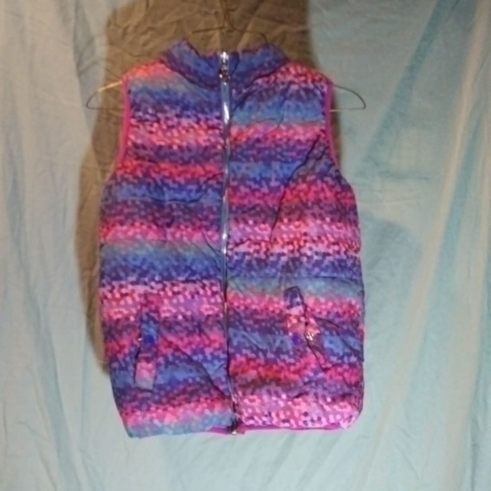 Vest, purple and blue, LMM, small